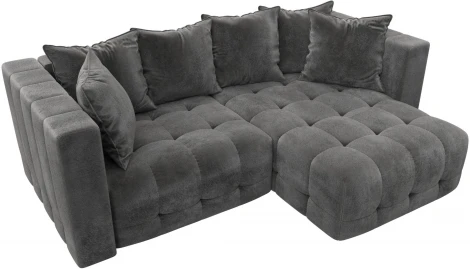 Диван угловой Лига-052 НПБ угол универсальный Лига Диванов (Велюр) арт.128799