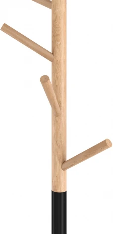 Вешалка Sheffilton SHT-CR25 прозрачный лак/черный/мрамор