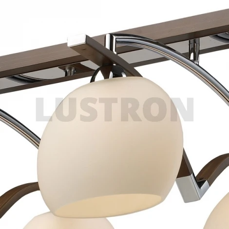 Потолочная люстра N-Light 413 413-06-13 chrome + wengue