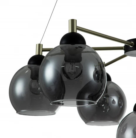 Люстра подвесная Grappoli V000216 (11029/7P Black)
