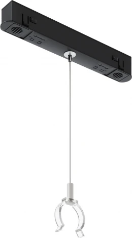 Коннектор с тросовым подвесом Tau в шинопровод Exility Maytoni Accessories for tracks Exility TRA101SWT-2B (48V)