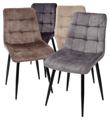 Стул CHIC PK6015-01 (VBP201) античный графит, велюр