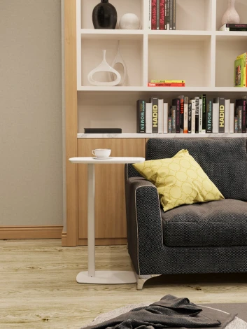 Стол придиванный Дей белый/белый Mebelik 009796