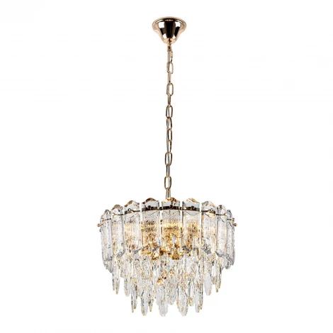 Подвесная люстра хрустальная Modelux MODELUX ML.7085.400 GD