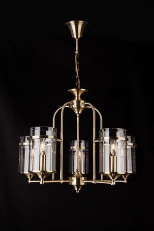 Подвесная люстра Eurosvet Consul 60040/5 античная бронза