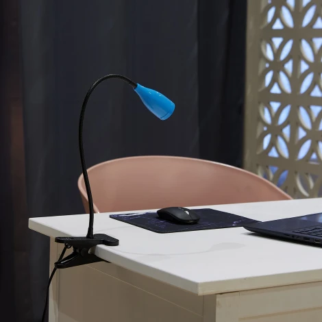 Настольная лампа на прищепке Uniel ULM ULM-D501 4W/4000K BLUE