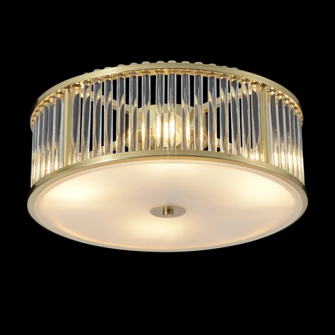 Потолочный светильник круглый Crystal Lux Avenue AVENUE PL4 BRASS