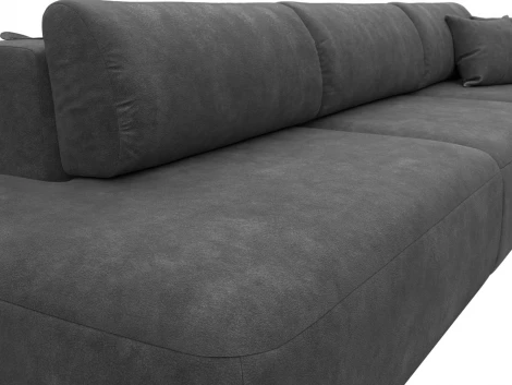 Диван прямой Лига-036 НПБ Модерн Лонг подлокотник справа Лига Диванов (Велюр) арт.127685