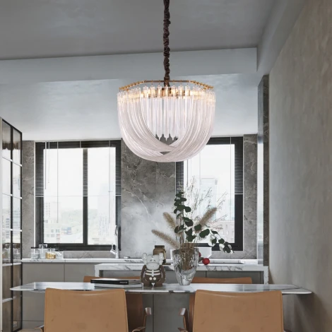 Подвесная люстра Arte Milano AM-97378 S.97378.D500.H380.E14.6 G (220V, на цепи)