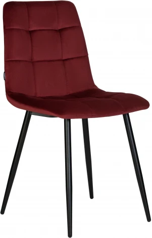 Стул обеденный CHILLY (Бордовый Holland 47, основание черное)
