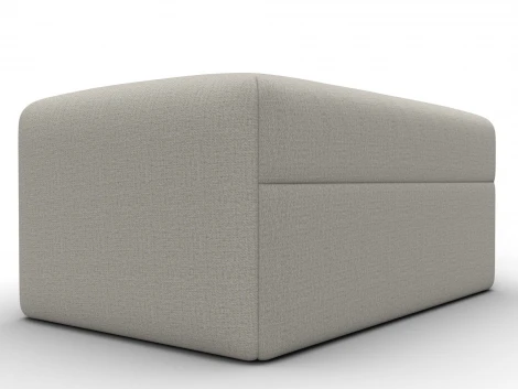 Модуль пуф Лига-060 НПБ (ЛДСП,Брус,Фанера,Рогожка/Бежевый) Лига Диванов 129733