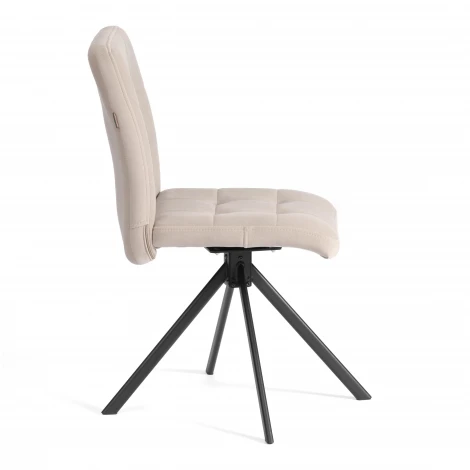 Стул обеденный Medeo Tetchair (Металл,Велюр/Бежевый) арт.24993