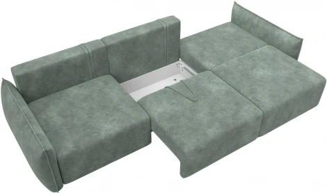 Диван прямой Лига-051 НПБ Лонг Лига Диванов (Велюр) арт.128709