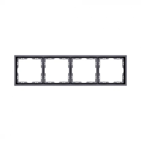 Рамка 4-постовая серый Kollinger Eclipse EC4GY