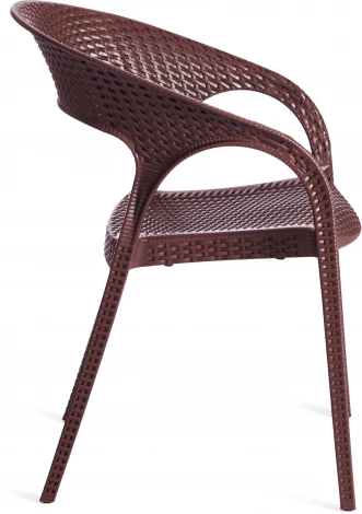 Обеденный стул Tetchair TINTO (Пластик/Коричневый)