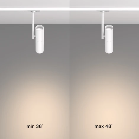 Трековый светильник Elti Unity GU10 50Вт (однофазный) Maytoni Technical TR005-1-GU10-W (220V, круглые)