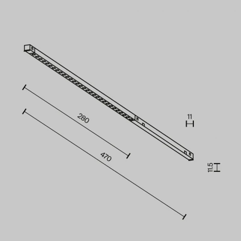 Трековый светильник низковольтный светодиодный 48V 6W 2700-6000K Maytoni Technical Points TR241-4-6WTW-DD2-B