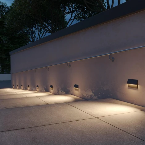 Подсветки для лестниц и ступеней светодиодная Novotech Scala 359725 черный с переключателем цв. температуры IP65 LED 3W 100-240V 2700К\3200К\4000К