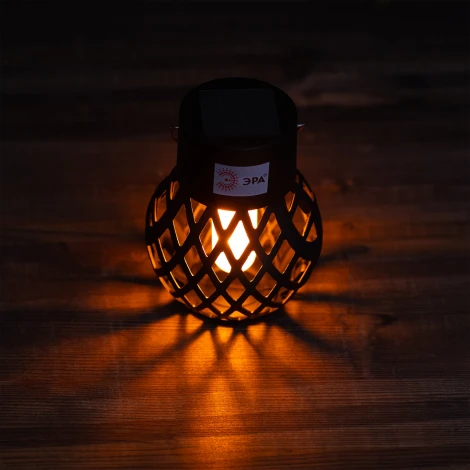 Уличный светильник подвесной светодиодный светодиодный на солнечных батареях ЭРА ERASF22-36 (шар, IP54)