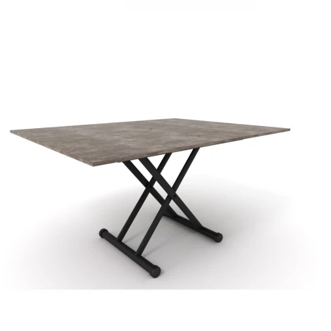 Стол трансформер журнальный обеденный Эцталь Серебристый