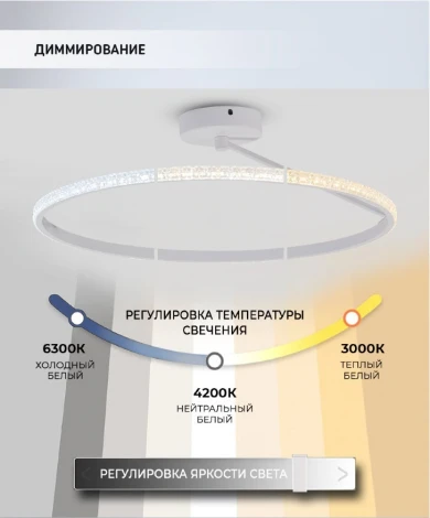 Потолочная люстра Wedo Light Orion WD6022/1C-WT