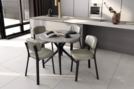 Стул Sheffilton SHT-S85-C1 оливковый/бежевый 4430570603