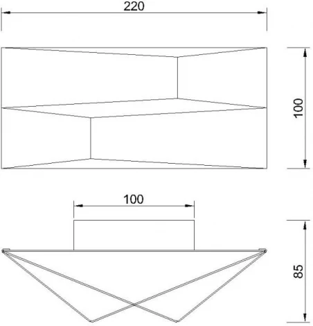 Настенный светильник Mantra Fuji 8156 (LED, 220V)