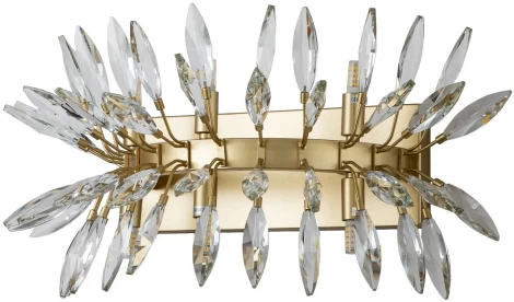 Настенный светильник Favourite Rays 4058-6W (220V, хрусталь, лепестки)