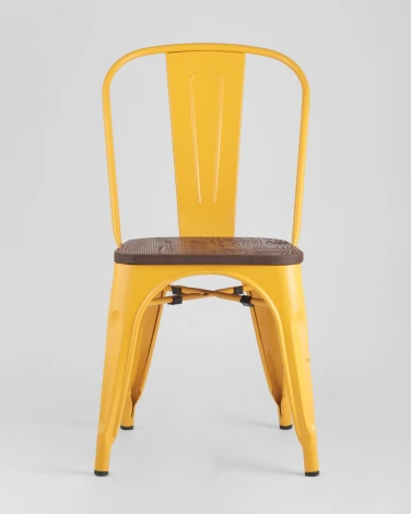 Стул Stool Group TOLIX WOOD желтый УТ000001672
