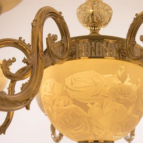 Подвесная люстра Bohemia 7120 71203P/8/210 GW P1 U Rose