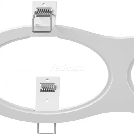 Рамка для двух встраиваемых светильников Lightstar Intero, овал, белый