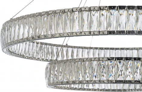 Подвесной светильник хрустальный Dio D'Arte Caneva Caneva L 1.5.80+50.100 N