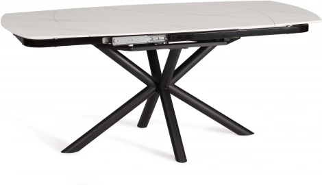 Стол обеденный Winston/Винстон Tetchair (Керамика,Металл/Белый,Черный) арт.21856