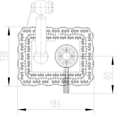 Гигиенический душ Lemark Jasmine LM6619ORB со смесителем, С ВНУТРЕННЕЙ ЧАСТЬЮ