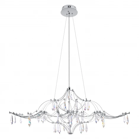 Подвесная люстра светодиодная Loft It Mira 10587/1000 Silver Asfour