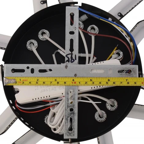 Потолочная люстра светодиодная с пультом ДУ 144W, черный, LED Natali Kovaltseva 8144 LED LAMPS 81444