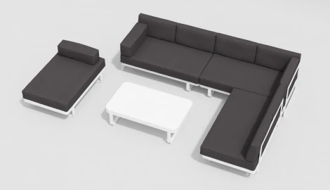 Лаунж зона Gardenini Hacienda LHCD.020500.S4