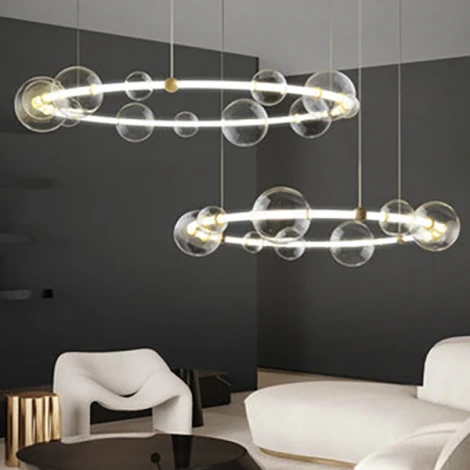 Подвесная люстра Sessa Ring D107 ImperiumLoft Sessa-Ring01 (195006-23) (LED, 220V, на тросе)