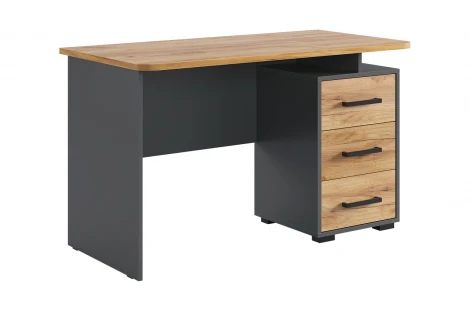 Лайт-2 Стол компьютерный 1200 Mebelson (ЛДСП/Дуб крафт золотой,Серый) арт.SKL2.1N02.3319