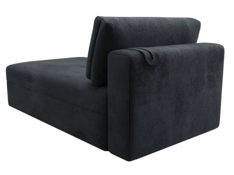 Модуль канапе Лига-060 НПБ (ЛДСП,Брус,Фанера,Велюр/Темно-серый) Лига Диванов 129554