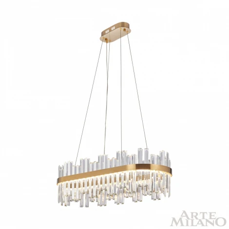 Подвесная люстра Arte Milano Venezia 312033/L800 BS (регулировка яркости, LED, 220V, хрусталь, пульт управления, на тросе)