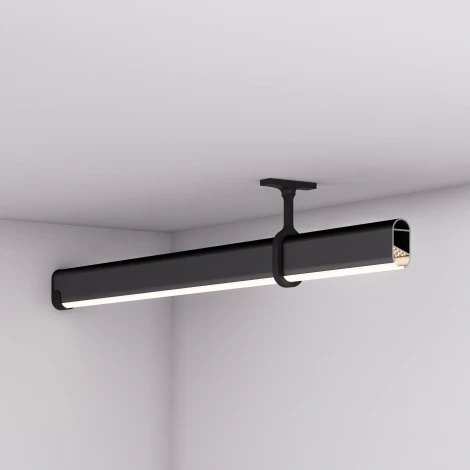 Профиль WARDROBE-1530-2000 ANOD BLACK (Arlight, Алюминий) 054942