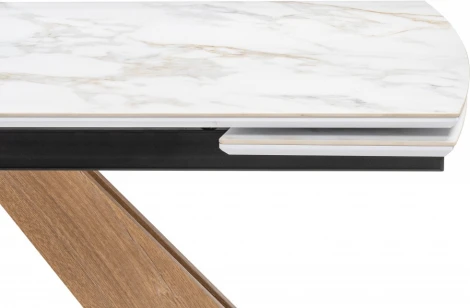 Керамический стол Шаннон 180 (Шаннон 180(240)х90х79 carla larkinm / дуб монтана) Woodville арт.588055