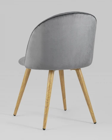 Стул Stool Group Лион Страйпс велюр серый УТ000004870