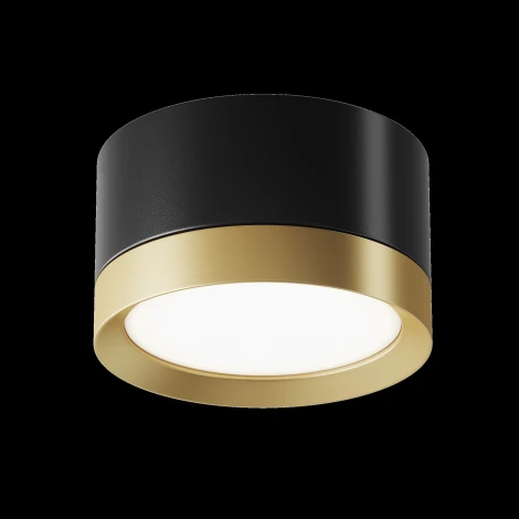 Накладной потолочный светильник Hoop GX53 1x15Вт Maytoni Technical C086CL-GX53-SRD-BG (220V, круглые)