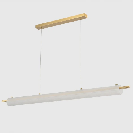 Подвесной светильник Crystal Lux TUNNEL SP40 LED BRASS (220V, на проводе)