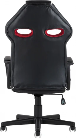 Кресло игровое TopChairs Racer Lighti черное с красным УТ000001838