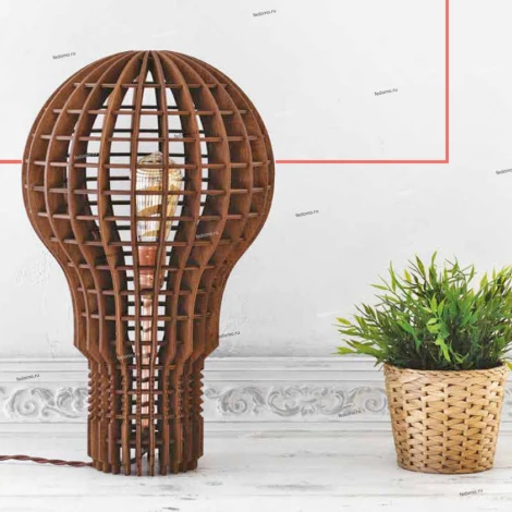 Интерьерная настольная лампа Day&Night Лампочка Ильича S0011