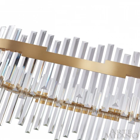 Подвесная люстра Arte Milano Venezia 312011/L800 BS (регулировка яркости, LED, 220V, хрусталь, пульт управления, на тросе)