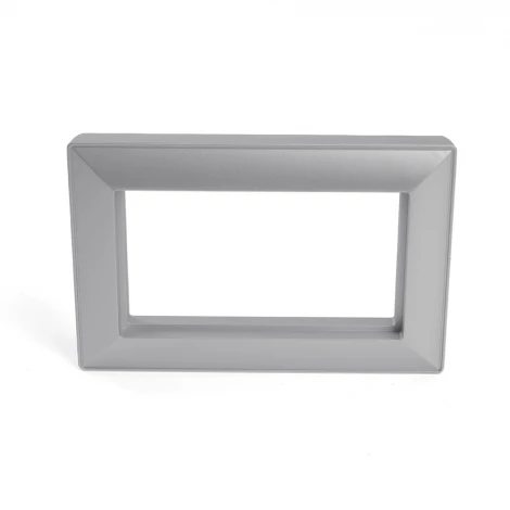 Рамка на 2 поста (серебро) Stekker Катрин 50048